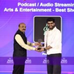 Deepak Pareek Wins ‘Best Show Host’ Award in the Arts & Entertainment Category in India Audio Summit & Awards 2025 for his Podcast- ‘The Chill Hour’