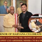 Marking His 78th Birthday, Governor Bandaru Dattatreya Unveils Prestigious DPIFF Awards 2025 Trophy Alongside CEO Abhishek Mishra at Haryana Raj Bhavan