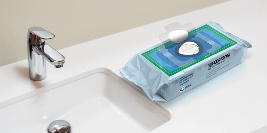 Amcor and Fedrigoni Develop Fully Recyclable Wet Wipe Packaging