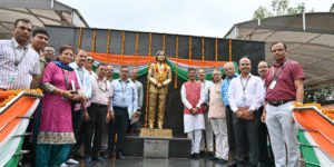 Raksha Rajya Mantri visits Defence Materials and Stores Research & Development Establishment, a DRDO lab based in Kanpur