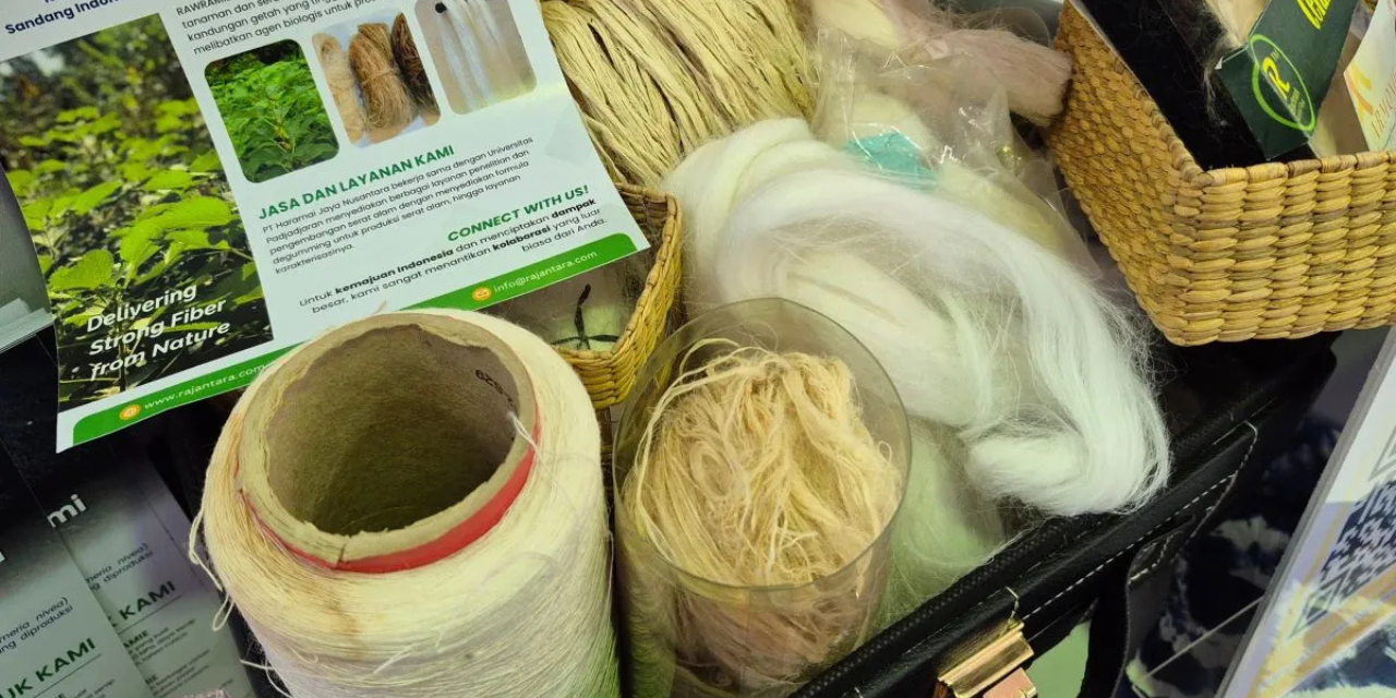 Indonesian Students Showcase Sustainable Ramie Fiber Textiles