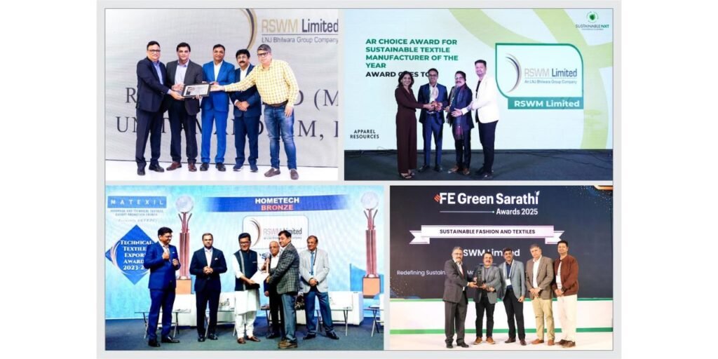 RSWM Ends 2025 with Multiple Sustainability Accolades