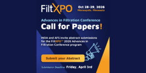 FiltXPO™ 2026 Opens Call for Abstracts for Advances in Filtration Conference