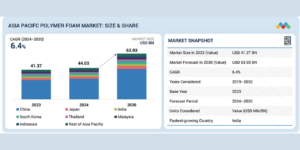 Asia Pacific Polymer Foam Market Set to Reach USD 63.93 Billion by 2030