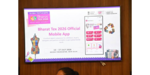 Ms. Neelam Shami Rao, Secretary, Ministry of Textiles launches Bharat Tex 2026 Mobile App