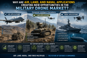 Military Drone Market Expands as Air, Land, and Naval Applications Create New Defense Opportunities
