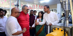  Union Textiles Minister Inaugurates Medical Textiles Testing Laboratory At AMTZ