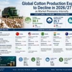 Global Cotton Production Expected to Decline in 2026/27 as Market Pressures Intensify