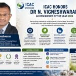 ICAC Honors Dr N. Vigneshwaran as Researcher of the Year 2026 for Transforming Cotton Science Through Nanotechnology
