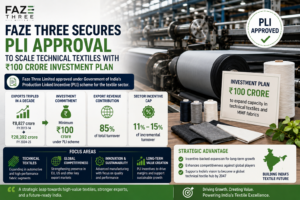 Faze Three Wins PLI Approval, Plans ₹100 Crore Investment to Expand Technical Textiles