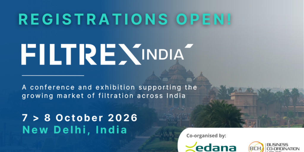 FILTREX India 2026 to Bring Global Filtration Leaders to New Delhi