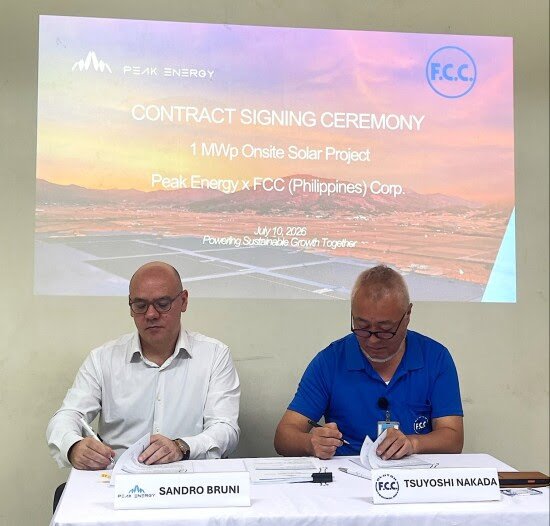 FCC Philippines Signs 15-Year Solar Agreement with Peak Energy to Strengthen Sustainable Manufacturing