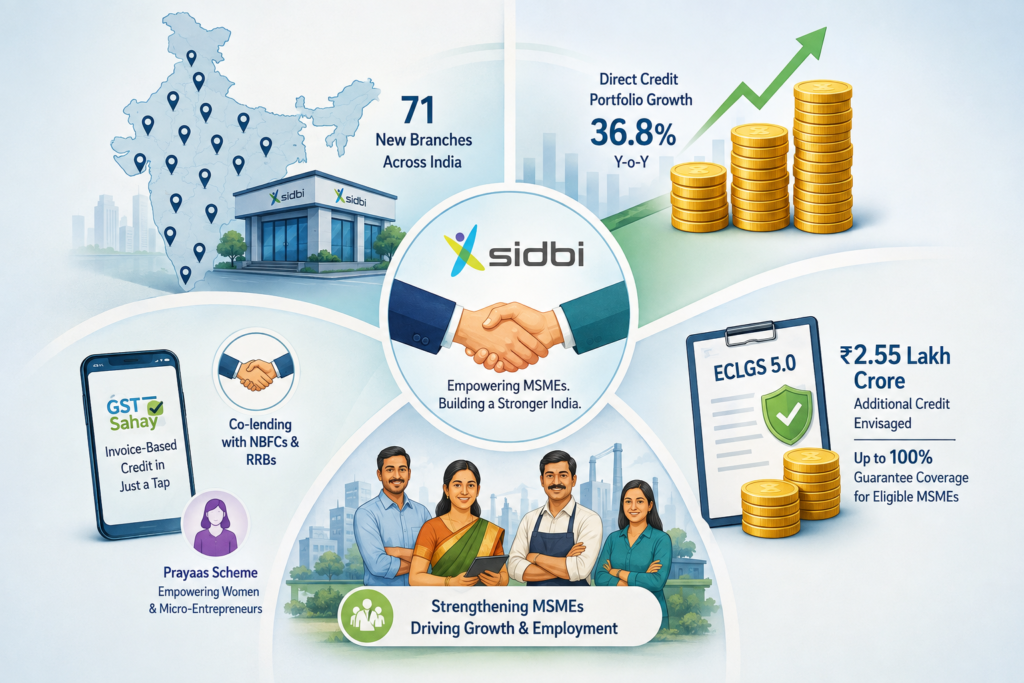 Government Boosts MSME Financing Through SIDBI and ECLGS 5.0