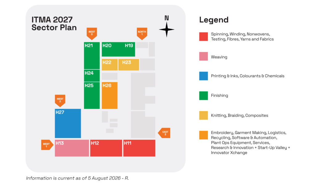 ITMA 2027 Receives Strong Industry Response with Over 1,500 Exhibitors Confirmed